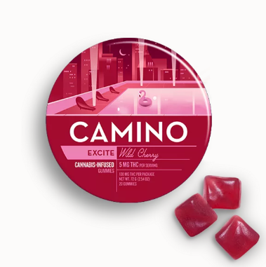 Photograph of product: 5mg 1:1:1 Wild Cherry Gummies 20pk (w/ CBC & CBG)