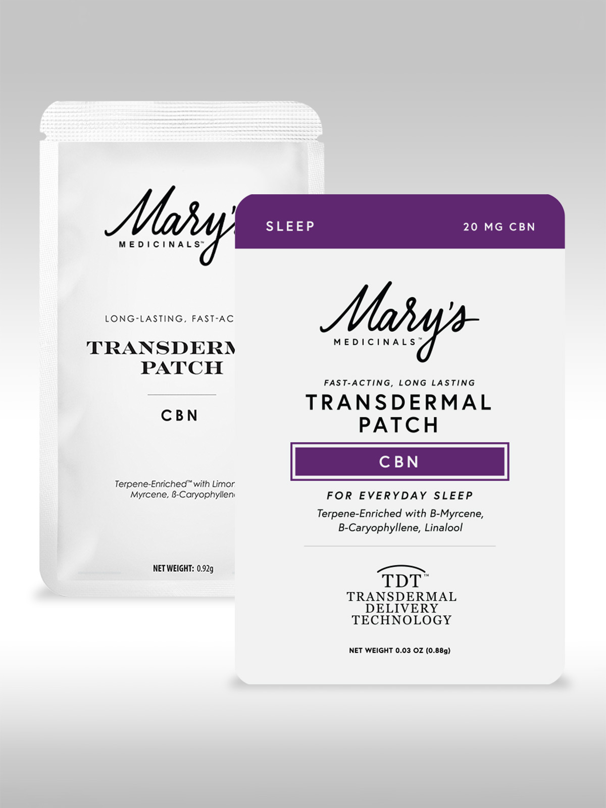 Photograph of product: [MARY'S MEDICINALS] CBN TRANSDERMAL PATCH - 20MG - SLEEP