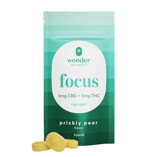 Photograph of product: Prickly Pear | Focus | 1cbg : 1thc | 20pk | 200mg