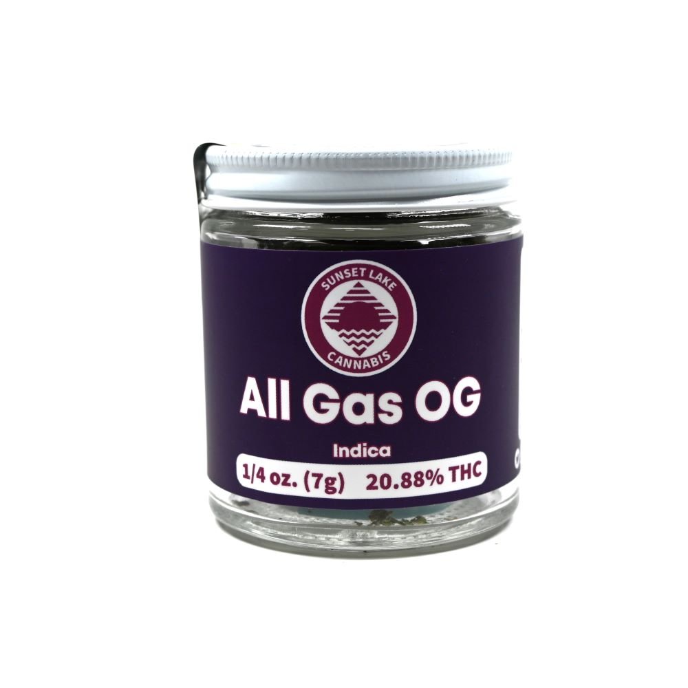 Photograph of Product: Sunset Lake All Gas OG - 7g