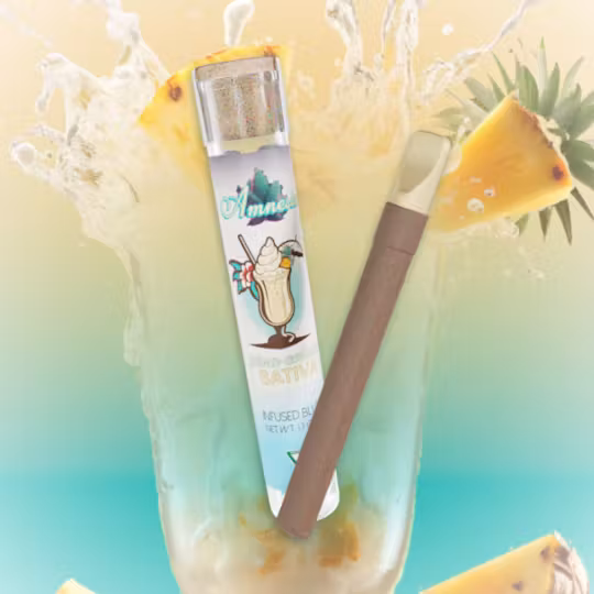 Photograph of product: Amnesia 1.3G Infused Blunt Pina Colada