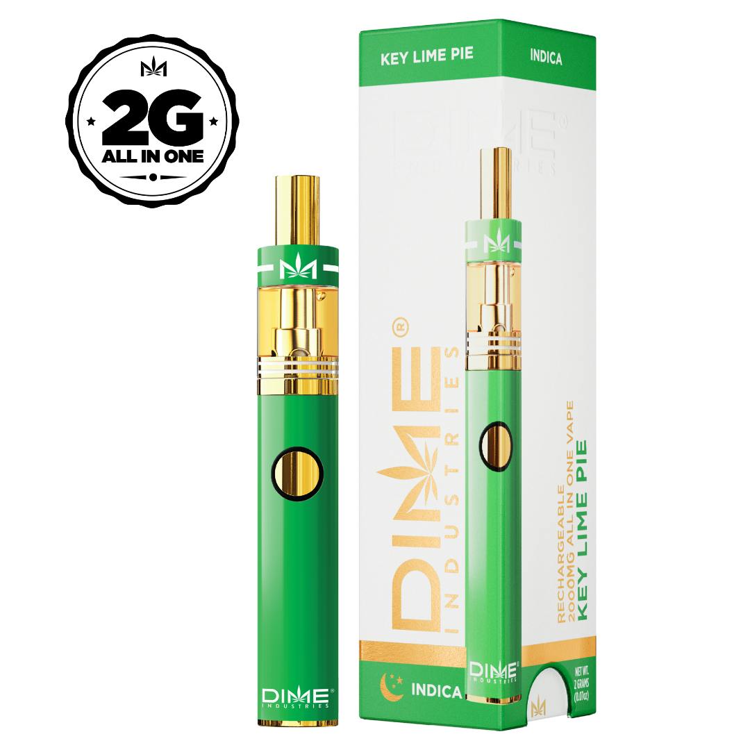 Photograph of product: DIME Signature Line | Key Lime Pie Disposable | 2.0g