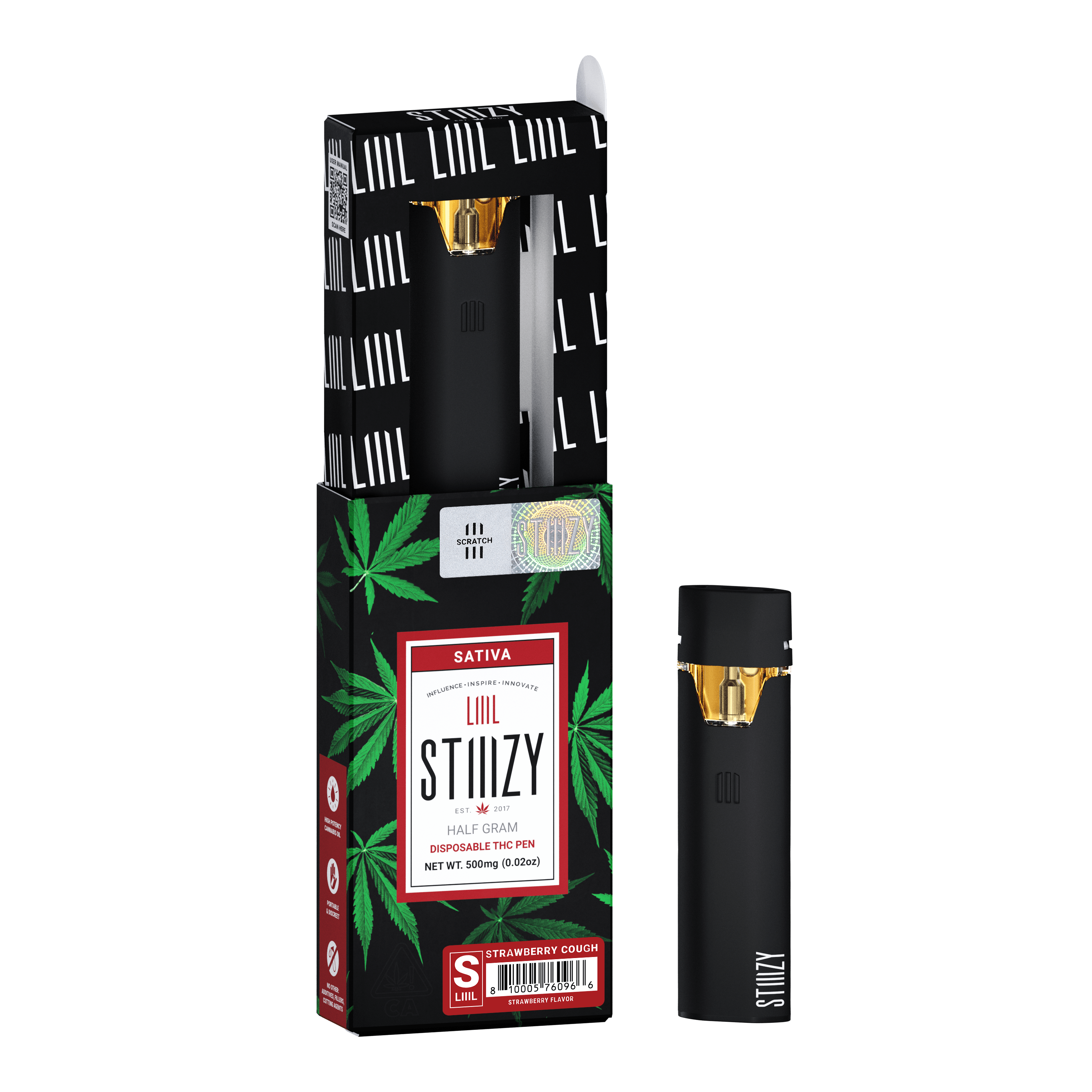 Photograph of product: LIIIL | Strawberry Cough | Disposable