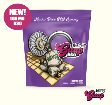 Photograph of product: Guap Berry Drip RSO Gummy ( I ) 1pk 100mg