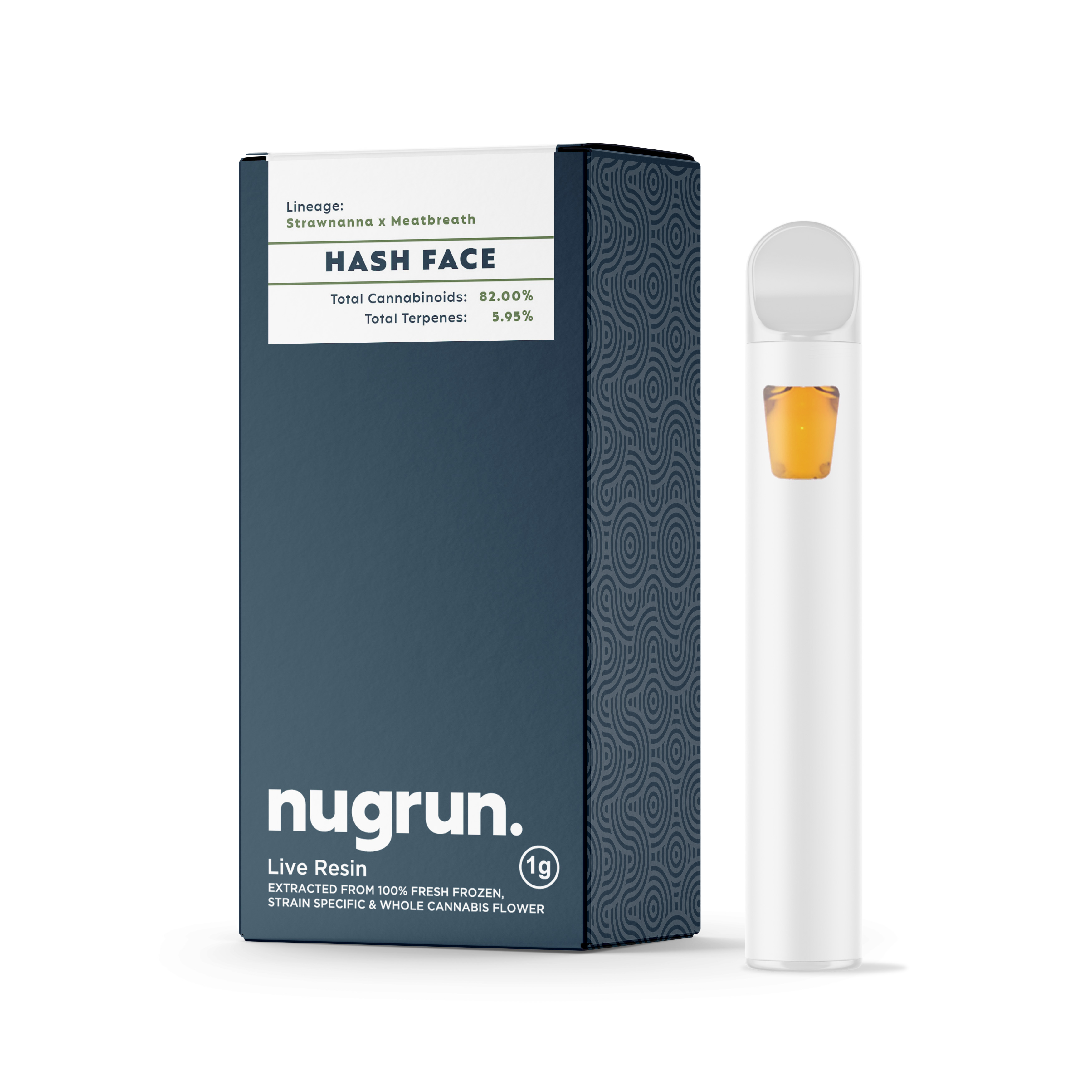 Photograph of product: nugrun. Live Resin AIO | au chocolat Face