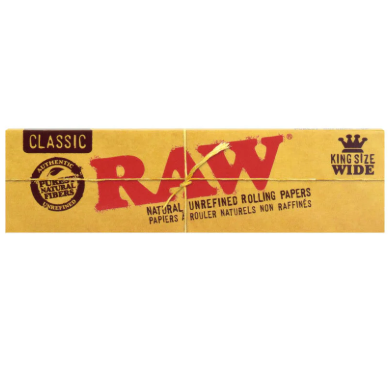 Photograph of product: Raw Paper Classic King Size Wide (SINGLE)