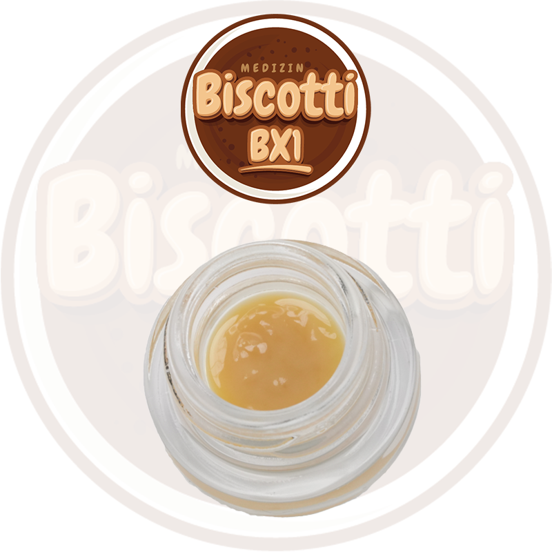 Photograph of product: Biscotti Bx1  Cold Cure Live Rosin