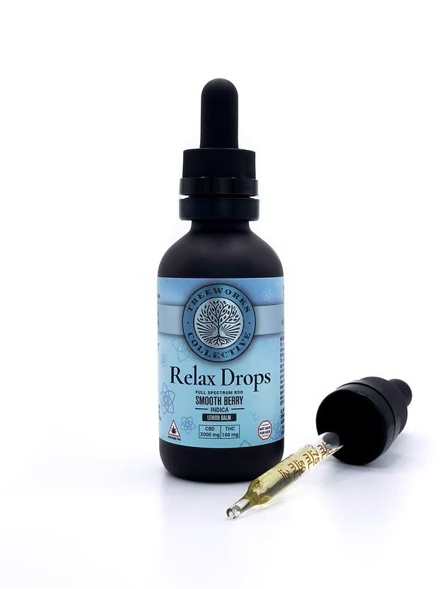 Photograph of product: RELAX DROPS 25ML TINCTURE (SMOOTH BERRY)