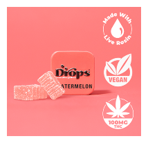 Photograph of product: Drops Single Watermelon 100mg