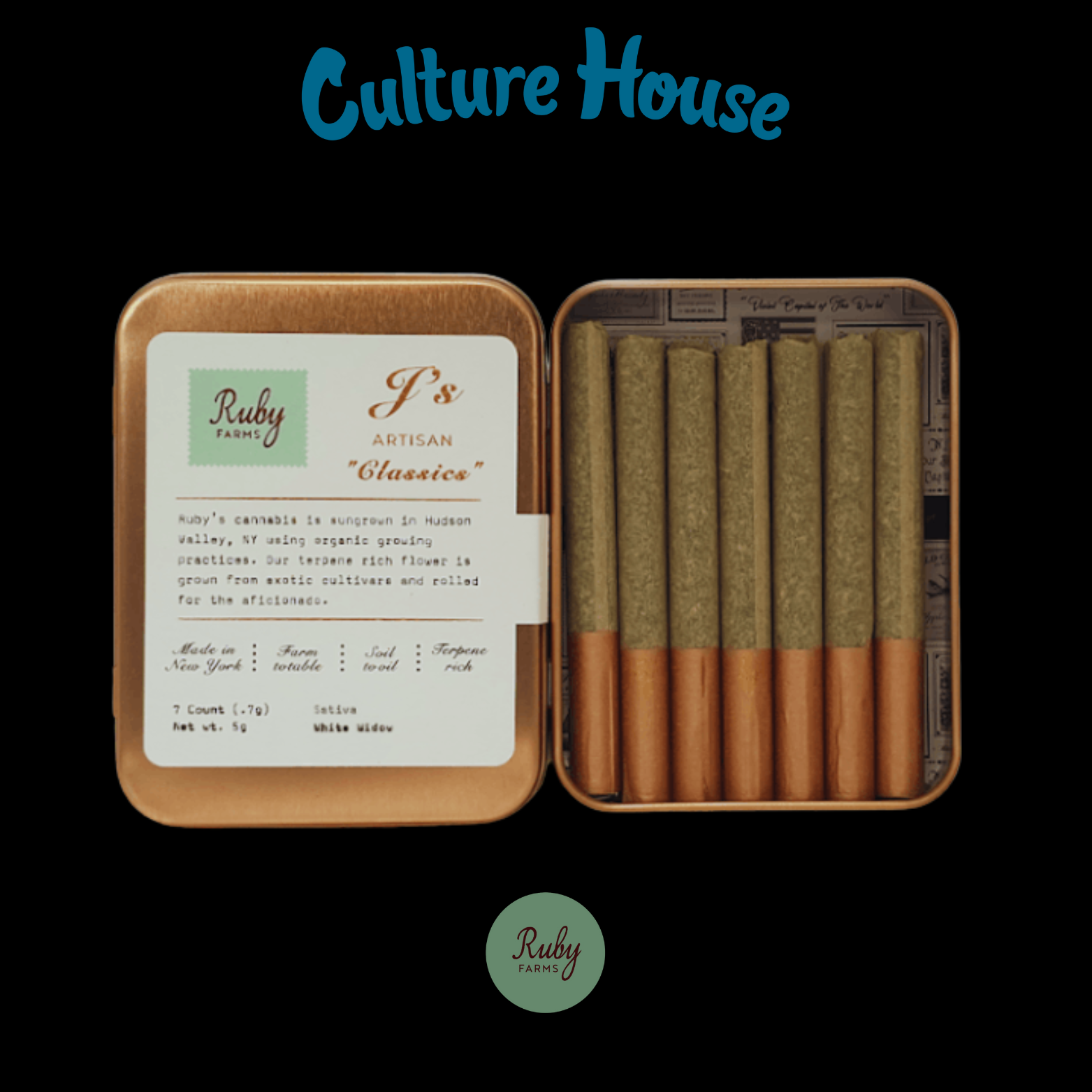 Photograph of product: Ruby Farms | Grand Daddy Purple P. Roll 7PK
