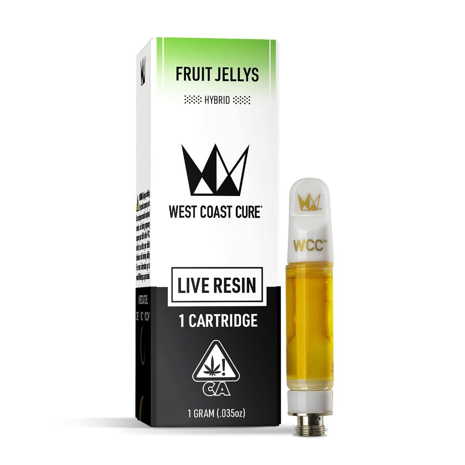 Photograph of product: West Coast Cure Fruit Jellys Live Resin 1000mg