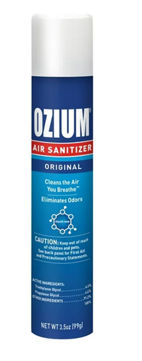 Photograph of product: OZIUM Air Sanitizer Spray | Original Scent | 3.5 fl oz Can