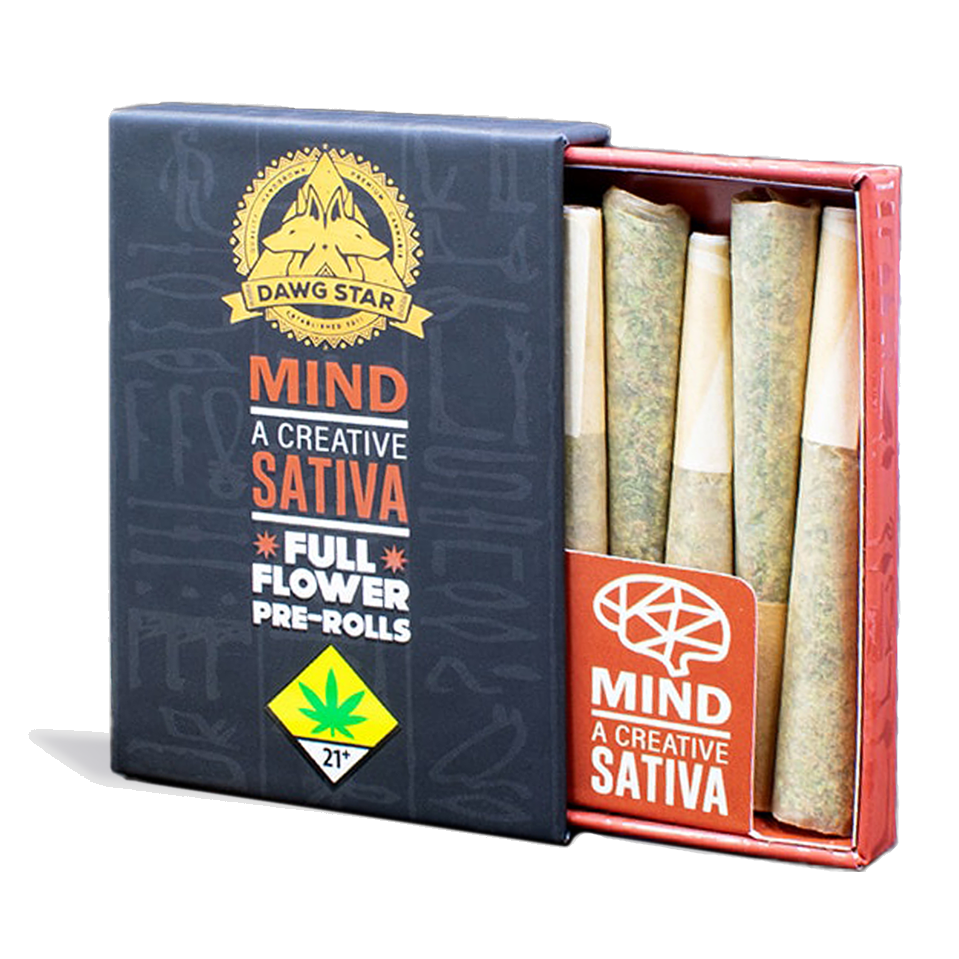 Photograph of product: Dawg Star Blue Dream Pre-Roll Oui'd 7 x .5g