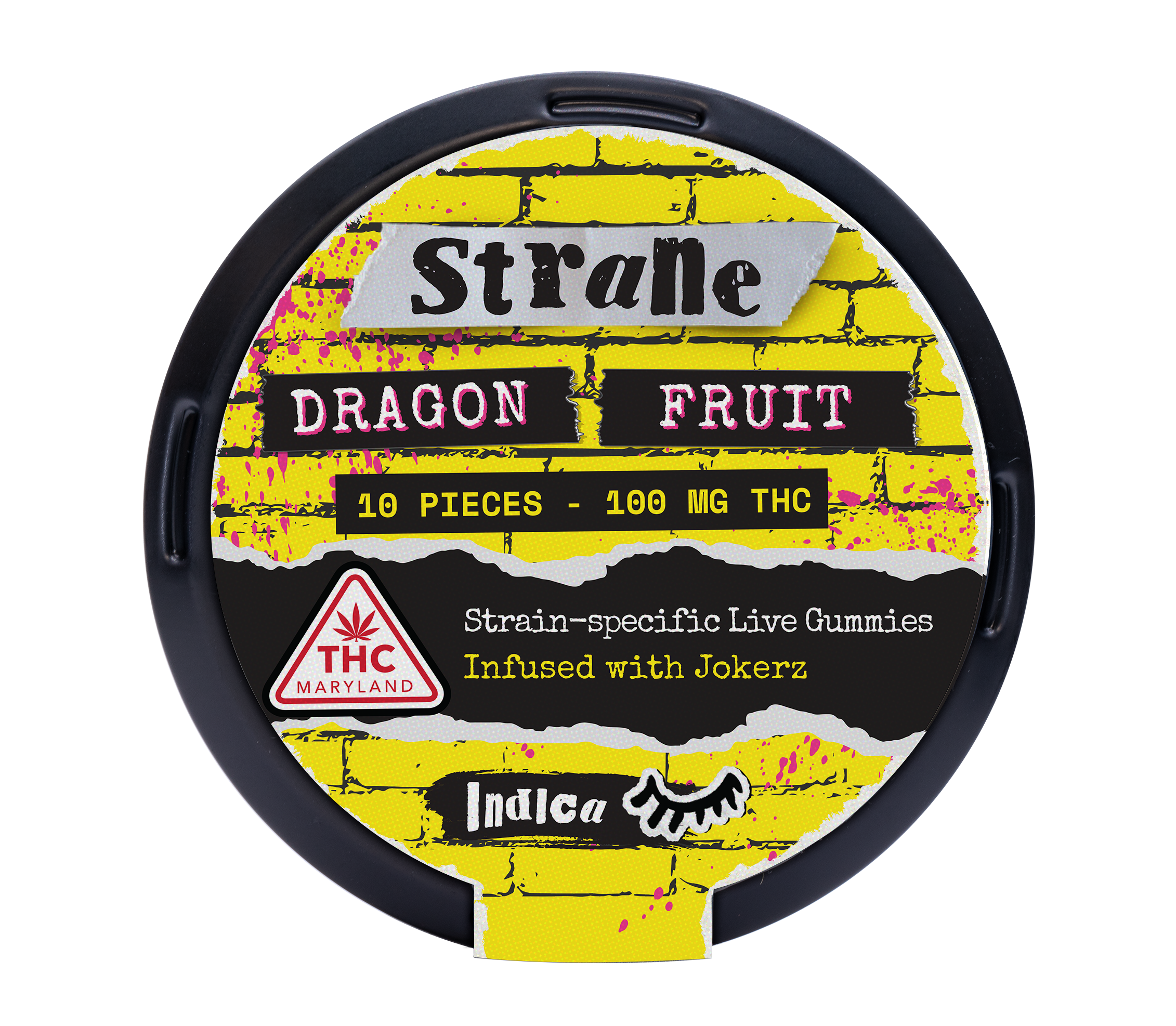 Photograph of Product: Strane Dragon Fruit Live Gummies | 100mg
