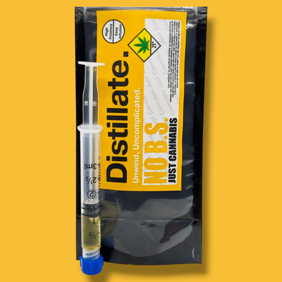 Photograph of product: Just Oui'd | Tres Leches | Distillate | Syringe | 1g