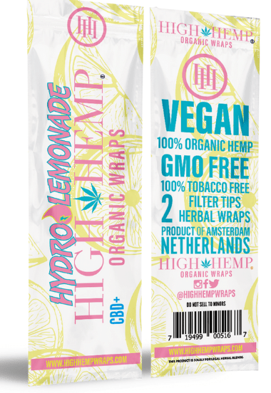 Photograph of product: Luvbuds | High Hemp Wraps Organic HYDRO LEMONADE - 