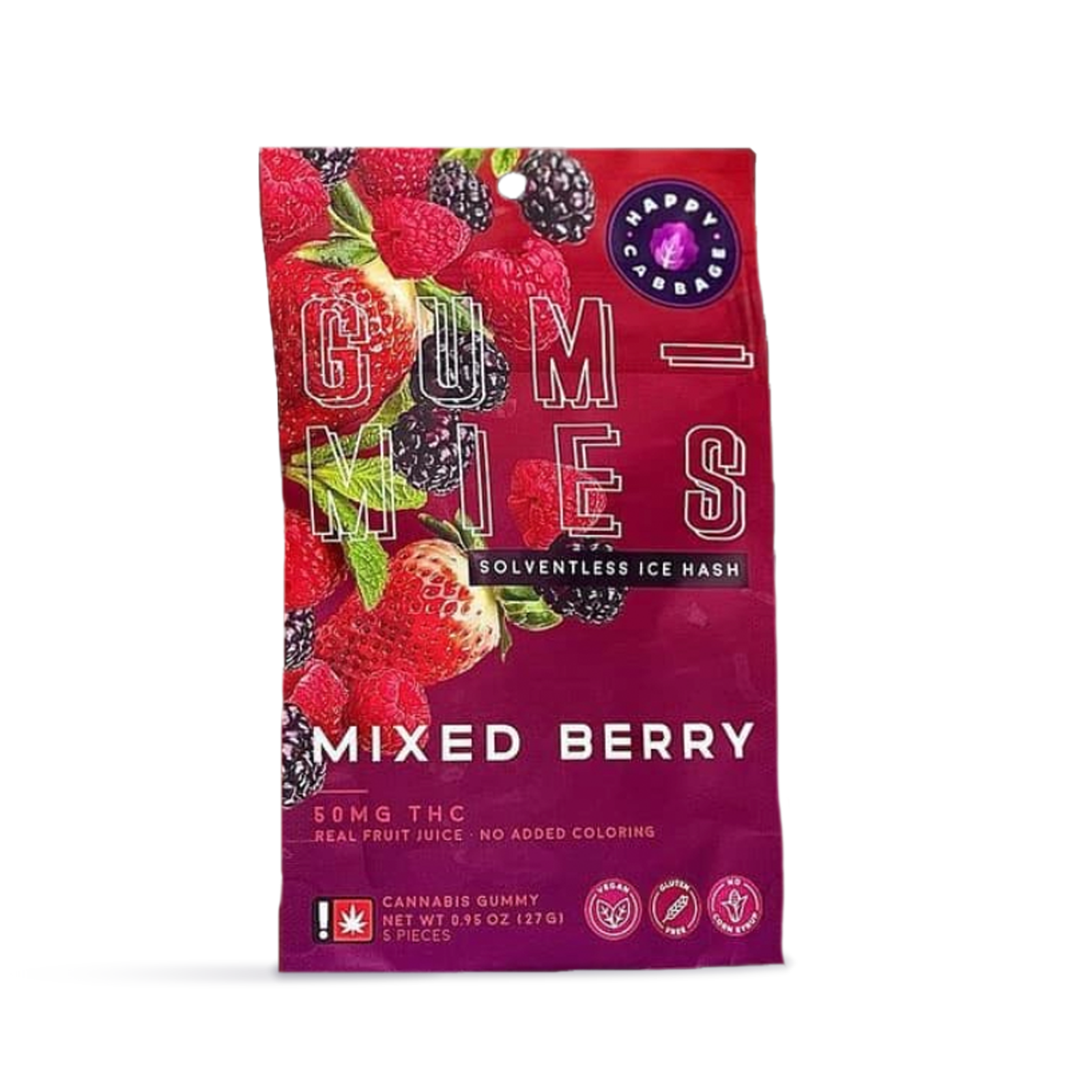 Photograph of product: Mixed Berries Gummies | 50mg