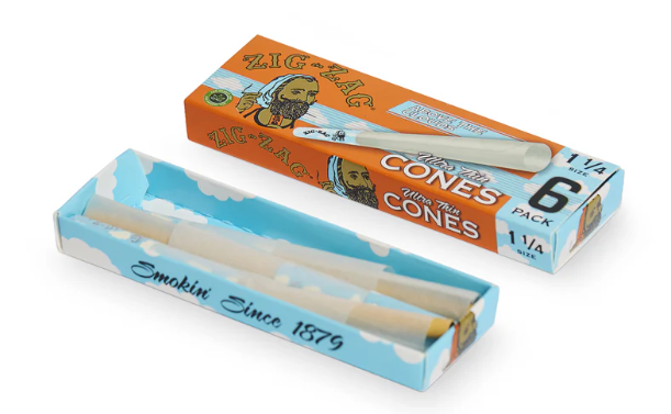 Photograph of product: Above the Clouds - 1 1/4 Colored Tip Cones | Zig Zag