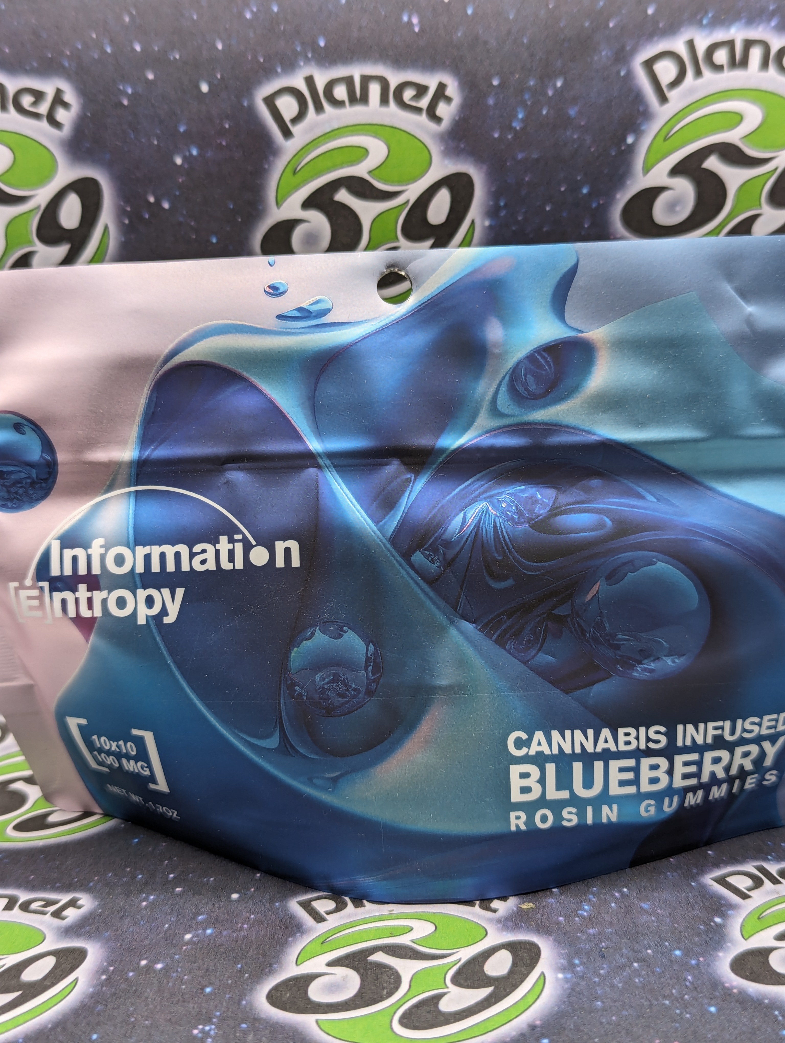 Photograph of product: Information Entropy | Blueberry Rosin Gummies | 200mg