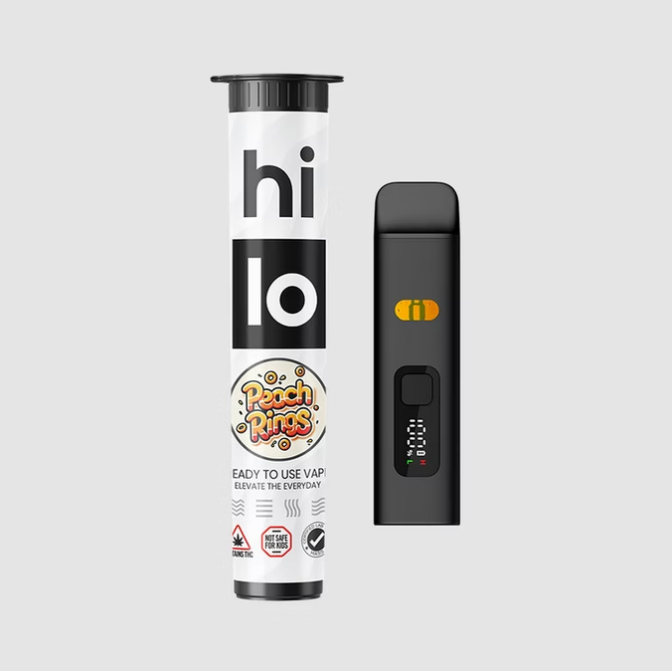 Photograph of product: Peach Rings | Distillate | Disposable | 1.5g