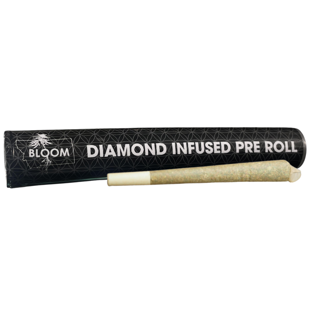 Photograph of Product: Bloom Montana (.4g Diamond Infused Pre-Roll)