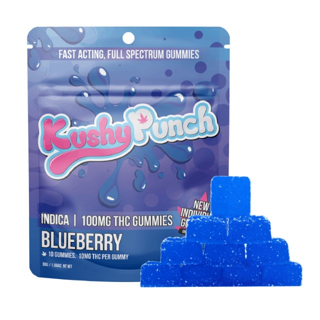 Photograph of product: Blueberry Indiviudual Gummies