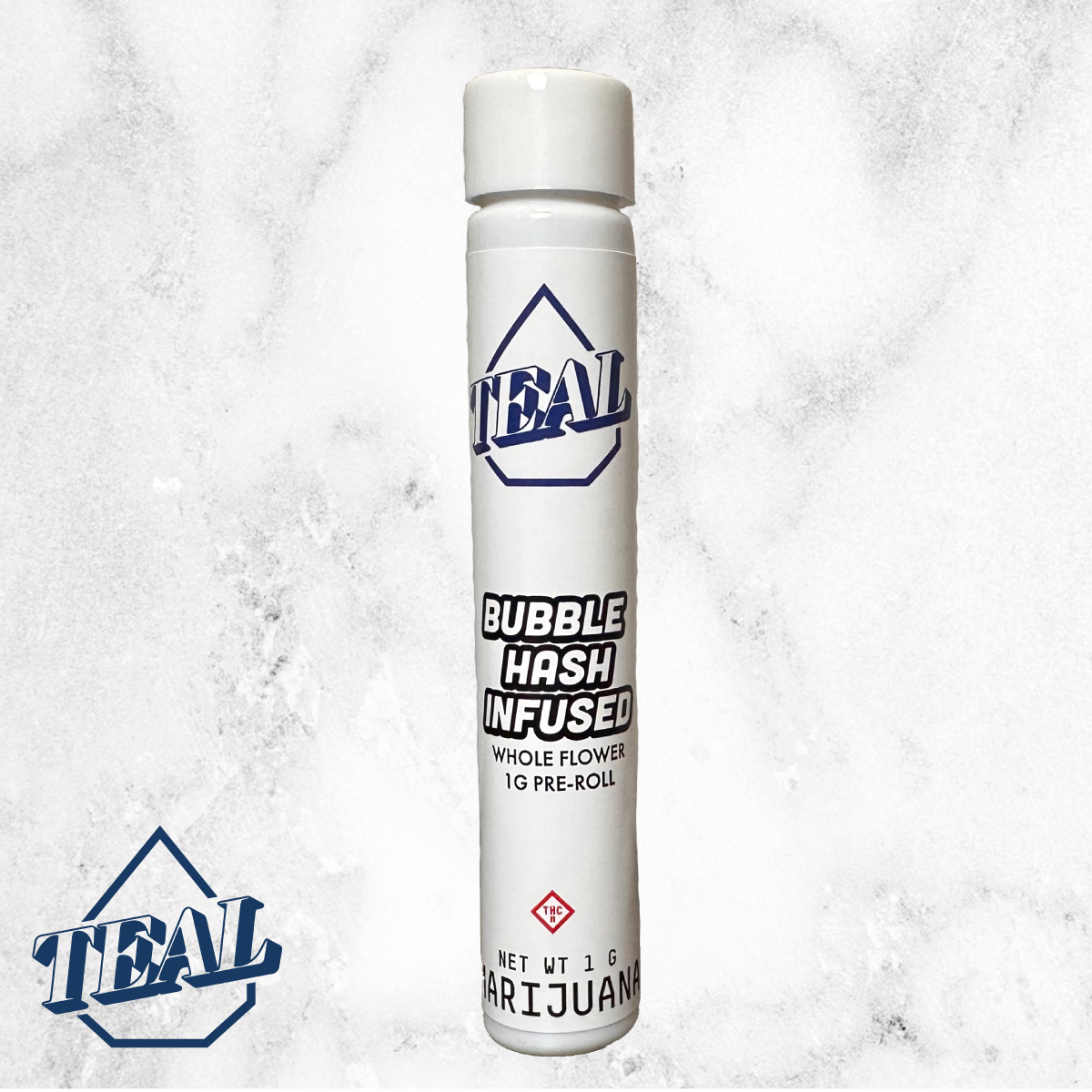 Photograph of product: Purple Ice Water Bubble au chocolat Infused PreRoll (1g)