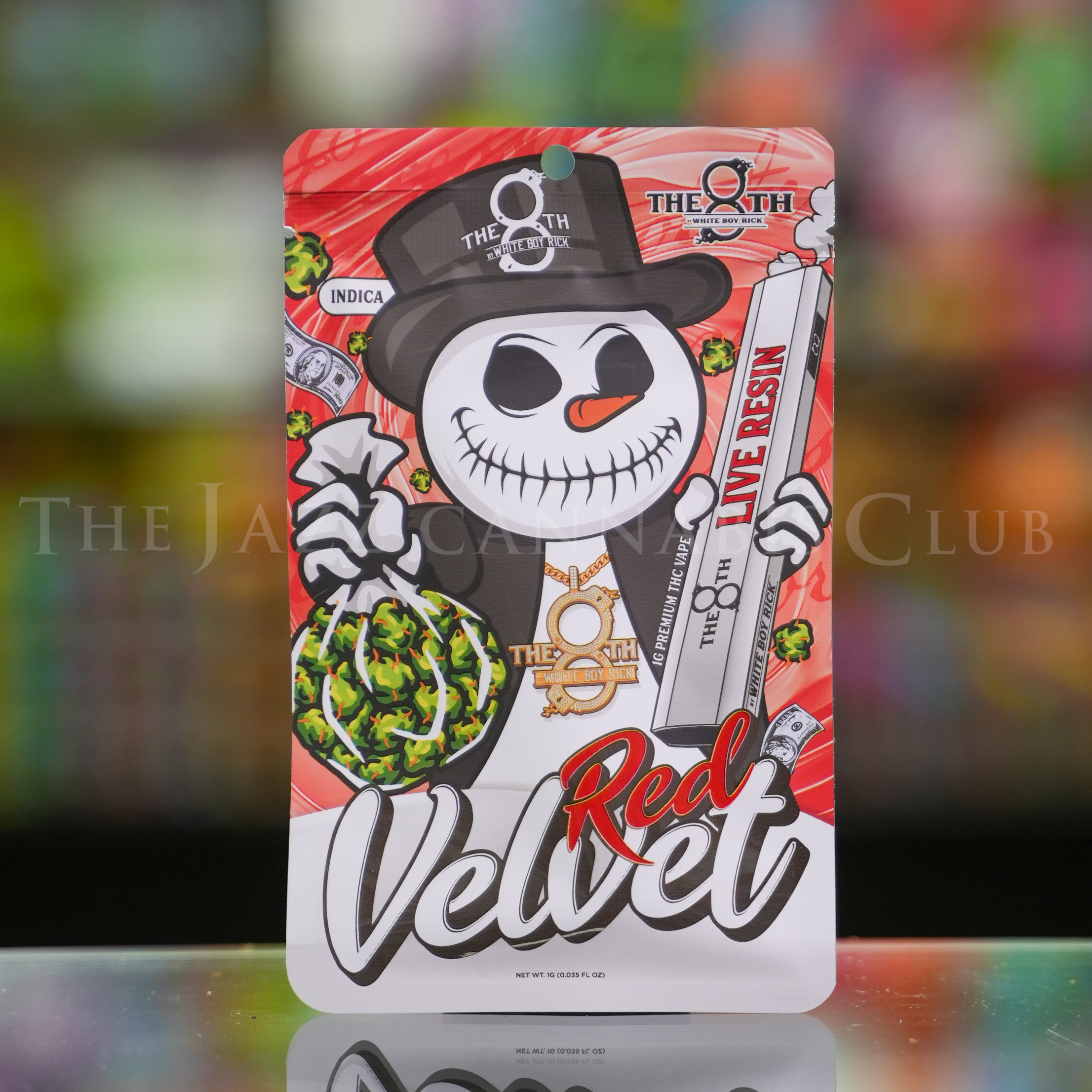 Photograph of product: The 8th White Boy Rick - Red Velvet(S) Live Resin Disposable Vape
