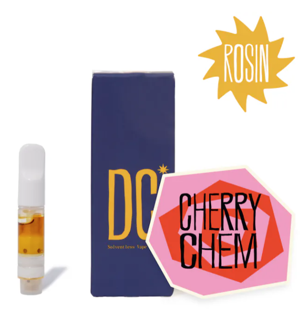 Photograph of product: District Oui'd - Cherry Chem Rosin Vape (.5g)
