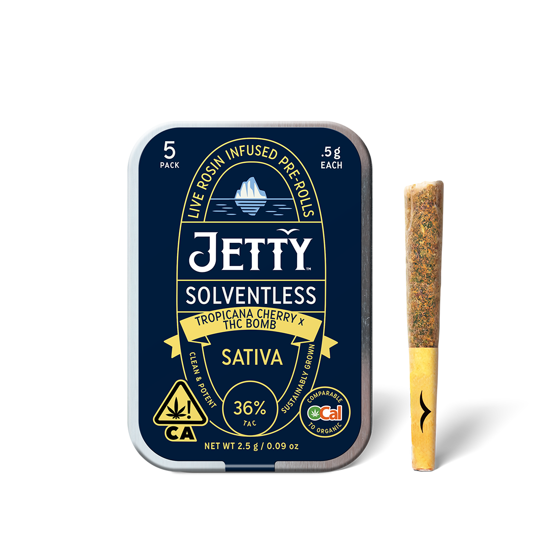 Photograph of product: 5pk - Tropicana Cherry x TH-oui Bomb - Solventless - 2.5g (S) Jetty