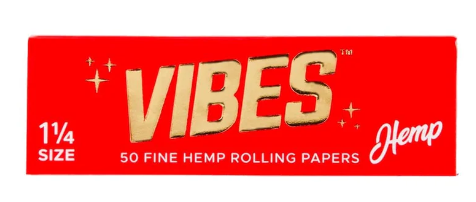 Photograph of product: Vibes  - Hemp 1 1/4" Rolling Papers