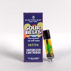 Photograph of product: ELECTRALEAF | VAPE CARTRIDGE | SOUR BELTS
