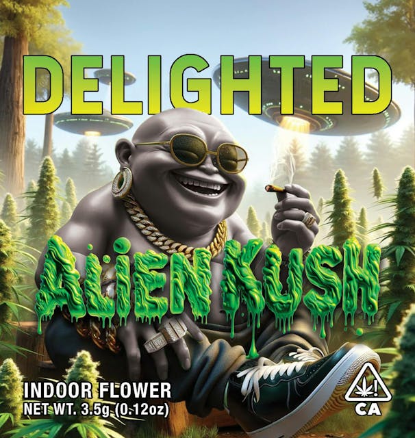 Photograph of product: Alien Kush | 3.5G Flower