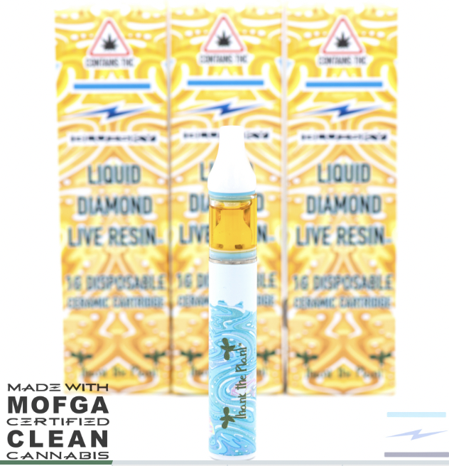 Photograph of Product: Blue Sky - Cream Royale Liquid Diamond Disposable