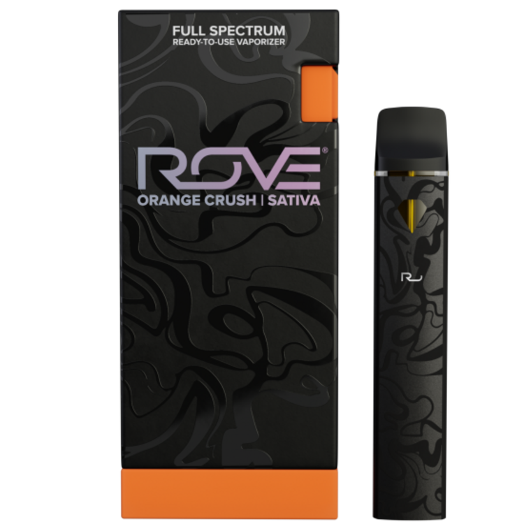 Photograph of product: Rove - Diamond Series - Orange Crush Full Spectrum Pod with Battery