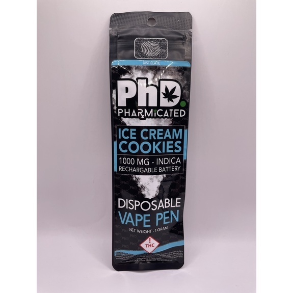 Photograph of product: PhD - Ice Cream Cookies Distillate Disposable Vape