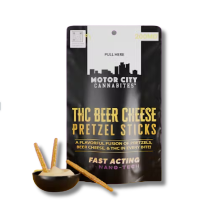 Photograph of Product: BEER CHEESE | FAST ACTING PRETZEL STICKS | 200MG