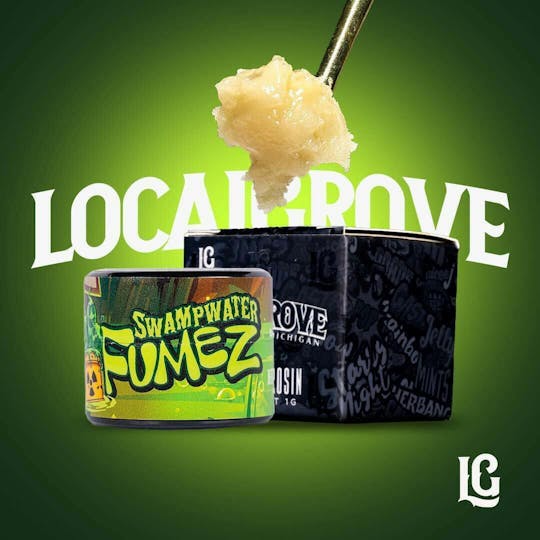 Photograph of product: LOCAL GROVE | SWAMP WATER FUMEZ - LIVE au chocolat ROSIN HYBRID