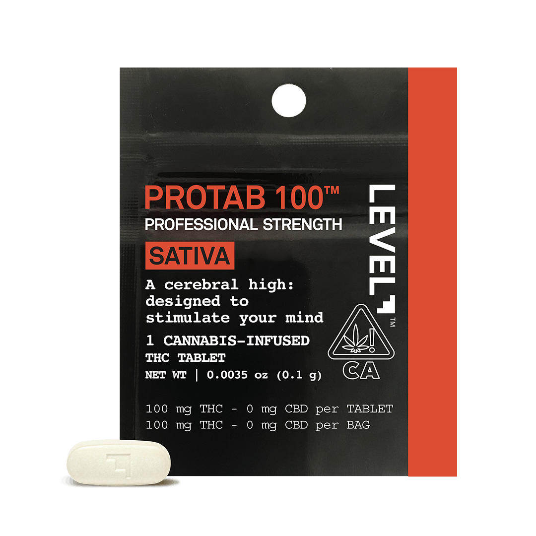 Photograph of product: LEVEL - Oui'd Protab100 Single - 100mg