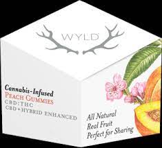 Photograph of product: Wyld - Peach 2:1 100mg/50mg