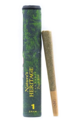 Photograph of product: Larry Bird Mints | 1g Pre-Roll | Nature's Heritage