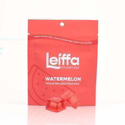 Photograph of product: Watermelon | 50mg Live Rosin Troches | 10pk