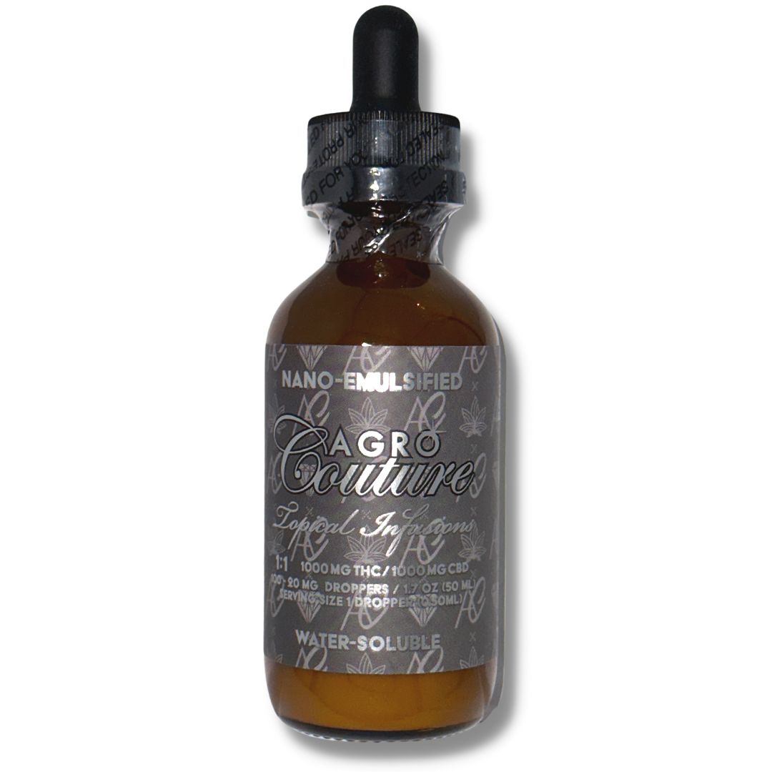 Photograph of product: CBD 1:1 Topical Infusions 2000mg Tincture (Agro Couture)