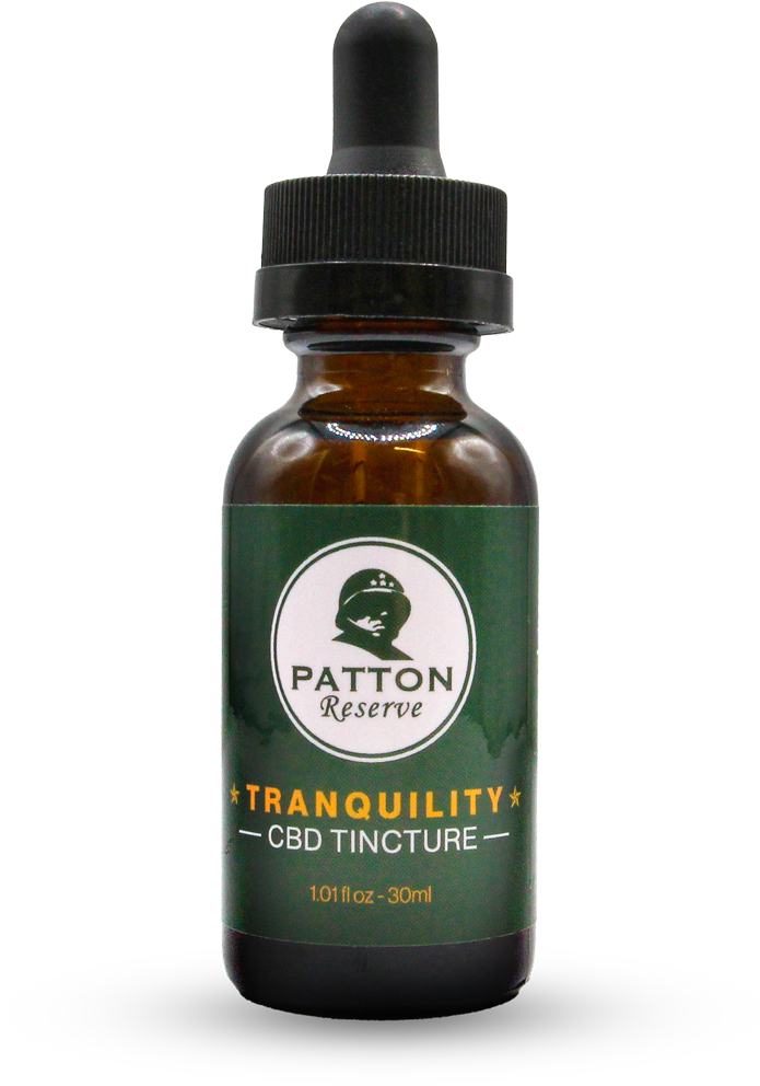 Photograph of product: Patton Tranquility CBD Tincture