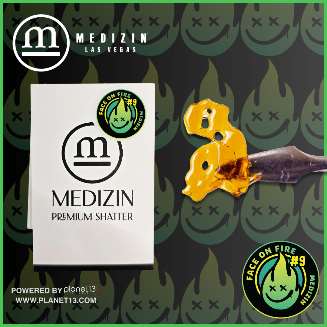 Photograph of product: Face On Fire #9 Shatter | 0.5g