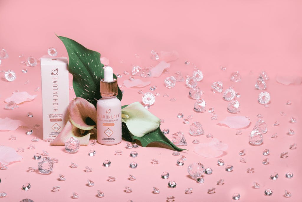 Photograph of product: High on Love Stimulating Oil (10 ml)