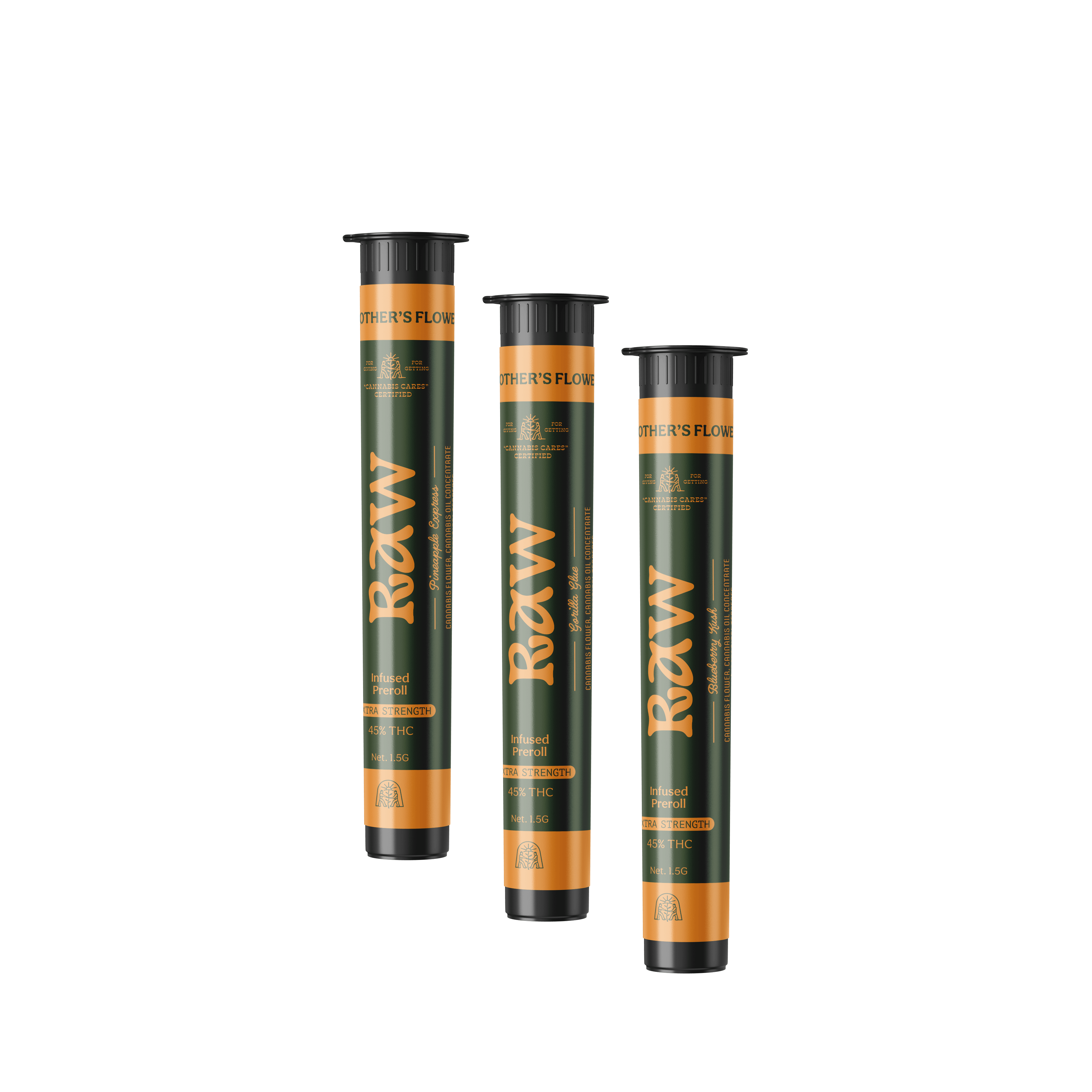 Photograph of product: My Brother's Flower 1.5g Infused Joint - Tahoe OG