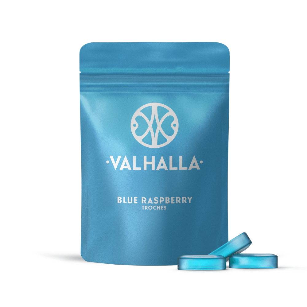 Photograph of product: 10ct/50mg Troches (Blue Raspberry)