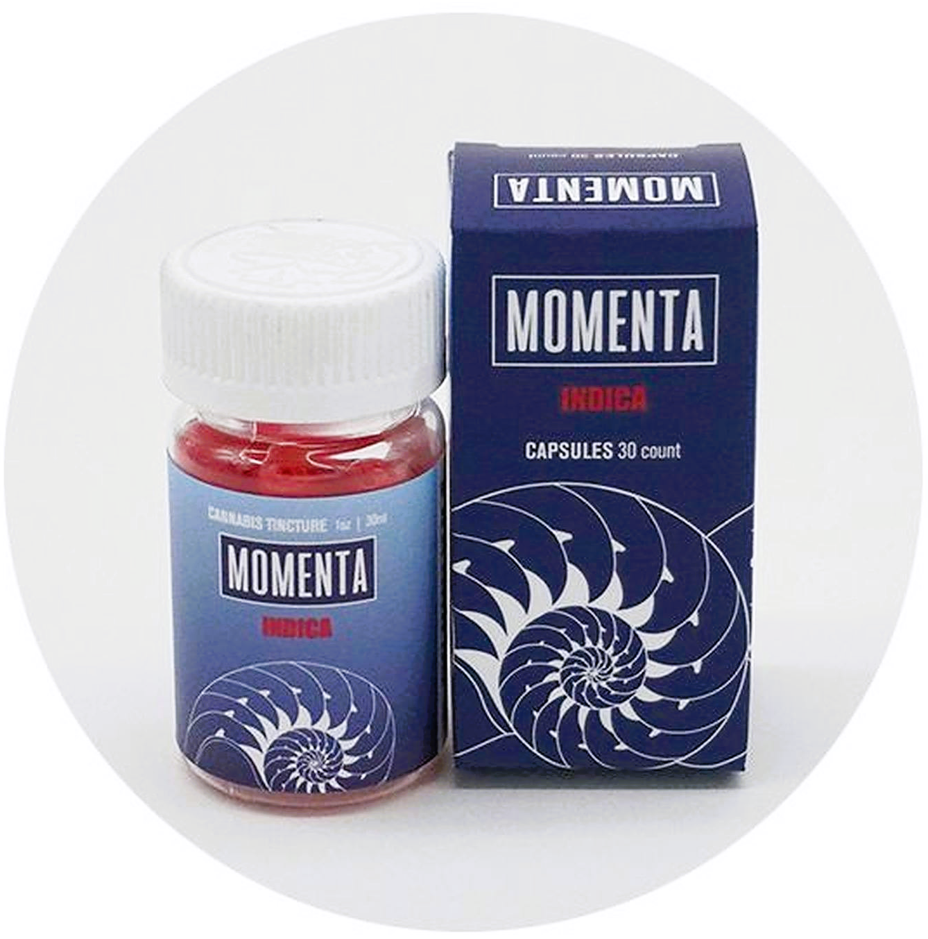 Photograph of product: Momenta Capsules Oui'd - 25mg - 750mg