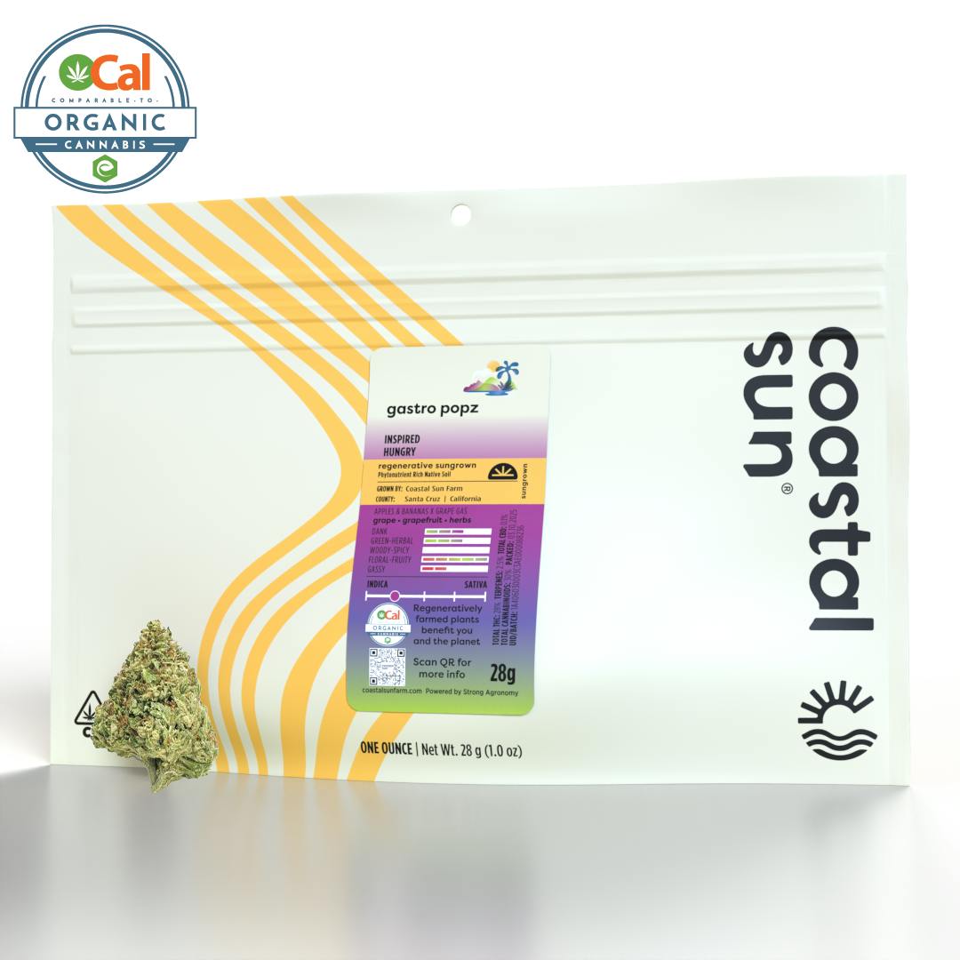 Photograph of product: Coastal Sun | Flower I/H | Gastro Popz - 28g